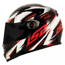 Capacete LS2 FF358 Draze Black White Red