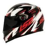 Capacete Ls2 Ff358 Draze Preto Branco E Vermelho
