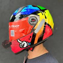 Capacete LS2 FF358 Masterpiece Hv Yellow