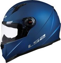 Capacete Ls2 Ff358 Monocolor Matte Blue Azul Fosco