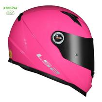 Capacete ls2 ff358 monocolor rosa t-56