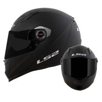 Capacete Ls2 FF358 Preto - Masculino - Feminino - Troca rapida de viseira