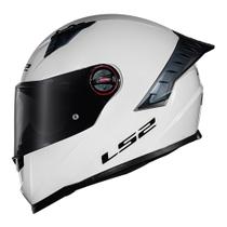 Capacete LS2 FF358 Pro Monocolor Branco Brilhante Capacete LS2 FF358 Pro Monocolor Branco Brilhante