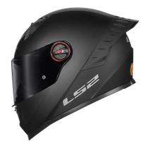 Capacete ls2 ff358 pro monocolor preto fosco
