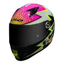 Capacete LS2 FF358 Speedy Branco Rosa