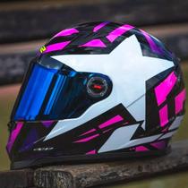 Capacete LS2 FF358 Starwar Black Pink Capacete LS2 FF358 Starwar Black Pink