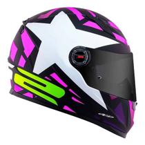 Capacete LS2 FF358 Starwar Branco Rosa