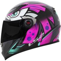 Capacete LS2 FF358 Tribal Fúcsia