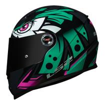 Capacete Ls2 FF358 Tribal Verde Feminino Masculino