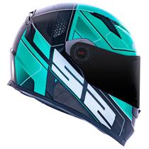 Capacete Ls2 Ff358 Ultra Preto e Verde