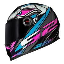 Capacete LS2 FF358 Xdron Azul Cyan Capacete LS2 FF358 Xdron Azul Cyan