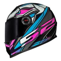 Capacete LS2 FF358 Xdron Cyan