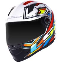 Capacete Ls2 Ff358 Xdron Laranja Neon Tamanho:60