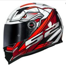 Capacete LS2 FF358 Xdron Vermelho Preto Lançamento Masculino Feminino Red