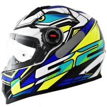 Capacete ls2 ff358 xdron white/blue