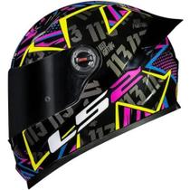 Capacete LS2 FF358S Rafael Paschoalin Réplica Black