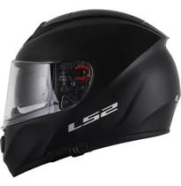 Capacete Ls2 Ff397 Vector Monocolor mat Black Preto Fosco