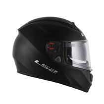 Capacete Ls2 Ff397 Vector Monocolor matte Black Preto Fosco