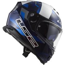 Capacete Ls2 Ff800 Storm John Mcphee ul Branco Tamanho:58