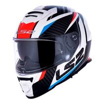 Capacete Ls2 Ff800 Storm Racer Azul Vermelho