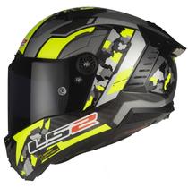 Capacete Ls2 Ff805 Thunder C Space Carbono Speed Amarelo Capacete Ls2 Ff805 Thunder C Space Carbono Speed Amarelo