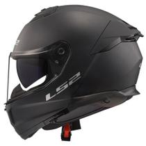 Capacete Ls2 Ff808 Stream II Monocolor Preto Fosco