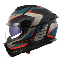 Capacete LS2 FF808 Stream II Road Preto e Azul Fosco Capacete LS2 FF808 Stream II Road Preto e Azul Fosco