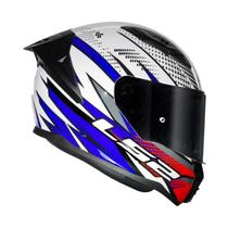 Capacete Ls2 FF810 Vigo Flight Branco E Azul Capacete Ls2 FF810 Vigo Flight Branco E Azul