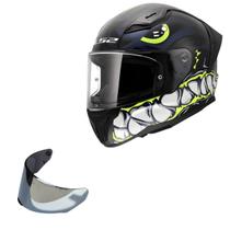 Capacete Ls2 FF810 Vigo Sarbul Preto Azul + Viseira Prata