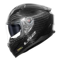 Capacete ls2 ff811 vector 2 c solid carbon preto brilhante cor:pretotamanho:60