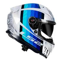 Capacete Ls2 Ff811 Vector II Freedom Branco E Prata