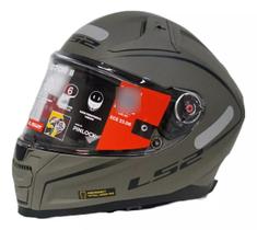 Capacete ls2 ff811 vector ii monocolor matte sand areia fosco