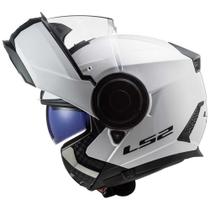 Capacete Ls2 Ff902 Scope Bco Escamoteável Viseira Interna 60