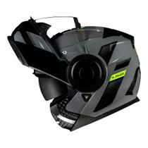 Capacete Ls2 FF902 Scope Max Preto Cinza e Amarelo Capacete Ls2 FF902 Scope Max Preto Cinza e Amarelo