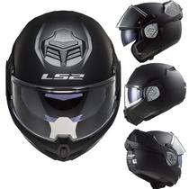 Capacete Ls2 Ff906 Advant Robocop Monocolor Matte Black Preto fosco