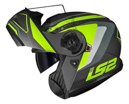 Capacete Ls2 Ff908 Strobe 2 Ii Phantom Titanium Cinza Fosco Desenho:Sólido/YellowTamanho do capacete:58Cor:AmareloGen