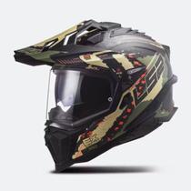 Capacete Ls2 Mx701 Explorer Extend Militar Verde Fosco