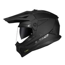 Capacete LS2 MX702 Pioneer II Monocolor Preto Fosco