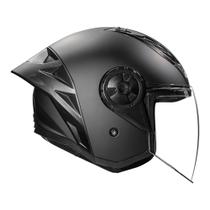 Capacete LS2 Of616 S Airflow Il Draze Monocolor Preto Fosco