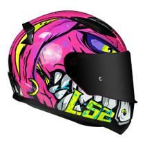 Capacete ls2 rapid badass rosa