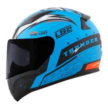 Capacete ls2 rapid ff353 thunder matte blue