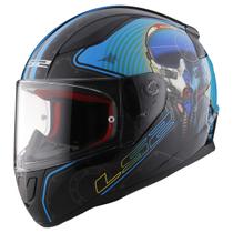 Capacete LS2 Rapid Street Mach II Fighter Pilot X-Pequeno