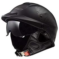 Capacete LS2 Rebellion Motorcycle Half Black Flag X-Small