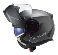 Capacete Ls2 Robocop Scope Ff902 Monocolor Titanium Fosco