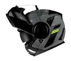 Capacete Ls2 Scope Ff902 Max Escamoteavel Robocop Articulado