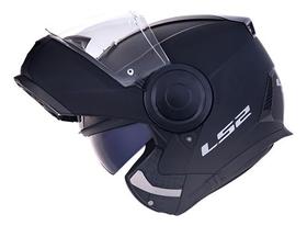 Capacete Ls2 Scope Ff902 Preto Fosco Escamoteável C/ Óculos