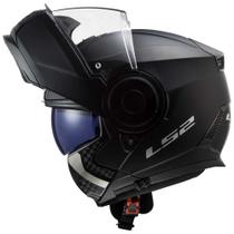 Capacete ls2 scope monocolor preto fosco
