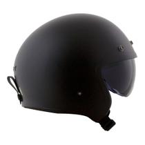 Capacete ls2 spitfire monocolor preto fosco