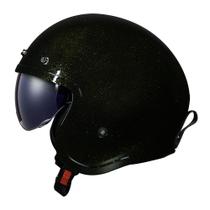 Capacete Ls2 Spitfire Of599 Disco Preto e Dourado Capacete Ls2 Spitfire Of599 Disco Preto e Dourado