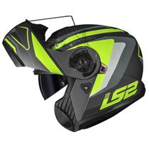 Capacete Ls2 Strobe 2 FF908 Phantom Amarelo Robocop Moto